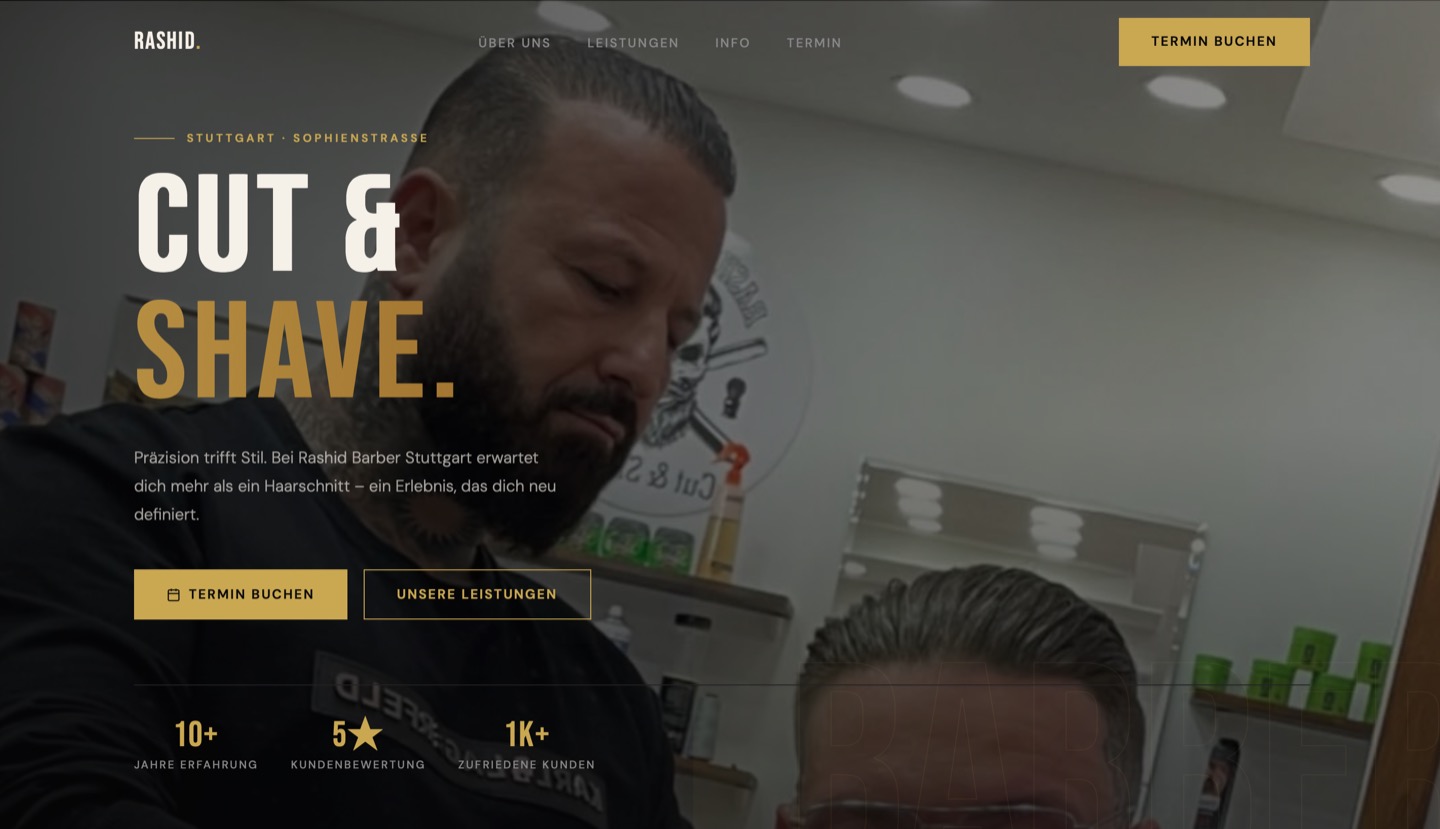 Rashid Barber Website